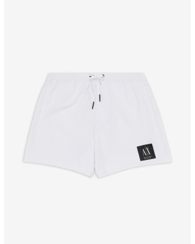 ARMANI AX INTIMO MARE BOXER 100%POLYESTER.00010 BIANCO