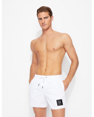 ARMANI AX INTIMO MARE BOXER 100%POLYESTER.00010 BIANCO ARMANI AX INTIMO MARE BOXER 100%POLYESTER.00010 BIANCO