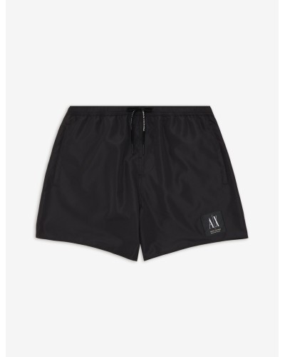 ARMANI AX INTIMO MARE BOXER 100%POLYESTER.00020 NERO