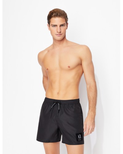 ARMANI AX INTIMO MARE BOXER 100%POLYESTER.00020 NERO