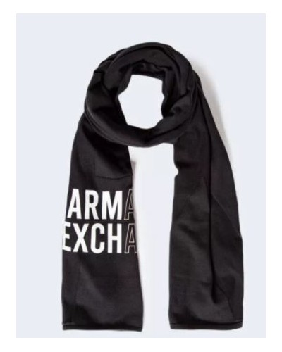 ARMANI AX ACCESSORI SCIARPA 100% COTTON.00020 NERO