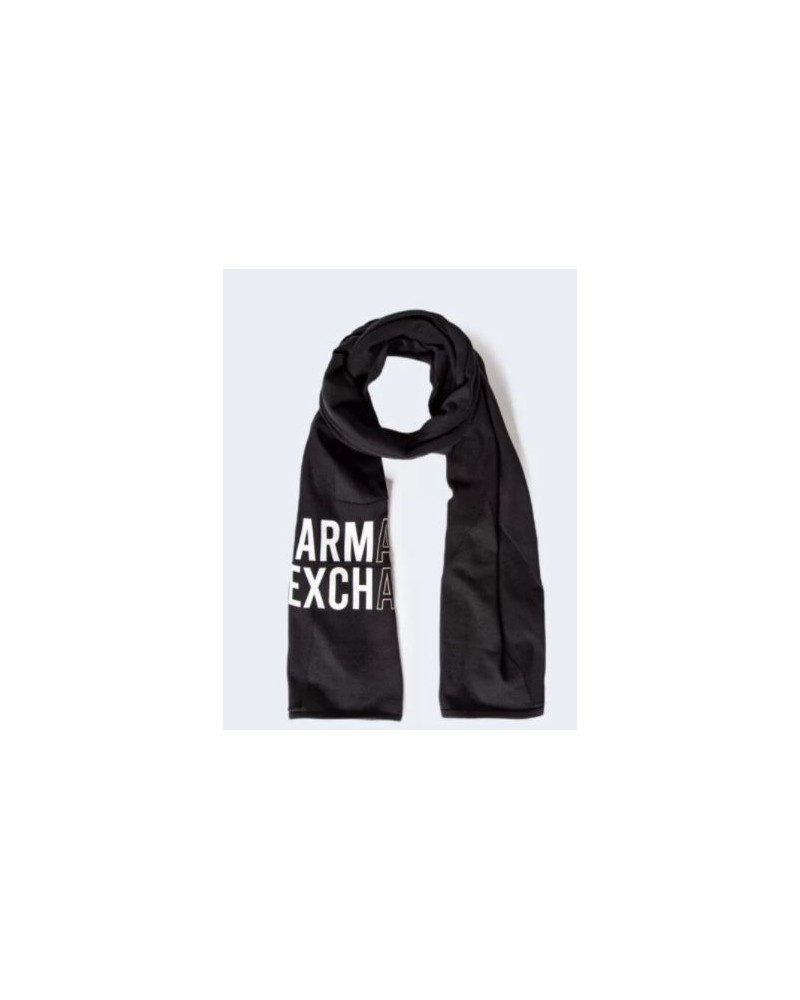 ARMANI AX ACCESSORI SCIARPA 100% COTTON.00020 NERO
