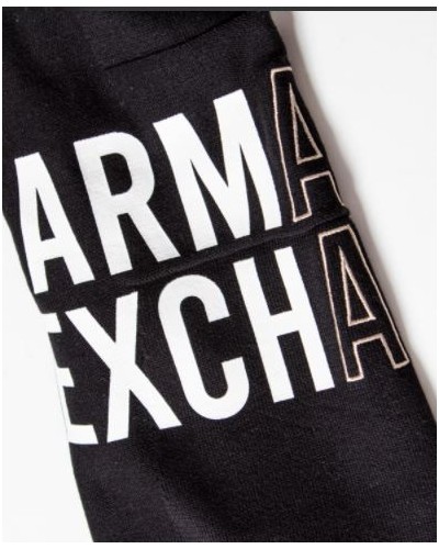 ARMANI AX ACCESSORI SCIARPA 100% COTTON.00020 NERO