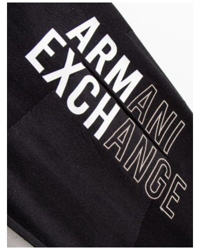 ARMANI AX ACCESSORI SCIARPA 100% COTTON.00020 NERO