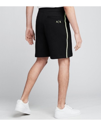 ARMANI AX BERMUDA  40% POLYESTER, 60% COTTON.1200 BLACK