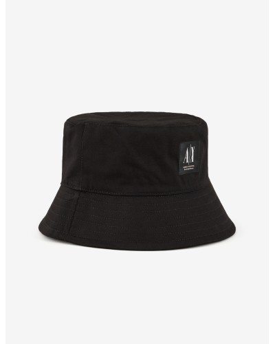 ARMANI AX CAPPELLO BUCKET 100%COTTON.00020 NERO