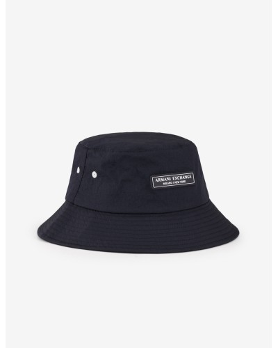 ARMANI AX CAPPELLO BUCKET 100%POLYAMIDE.00035 BLU NAVY