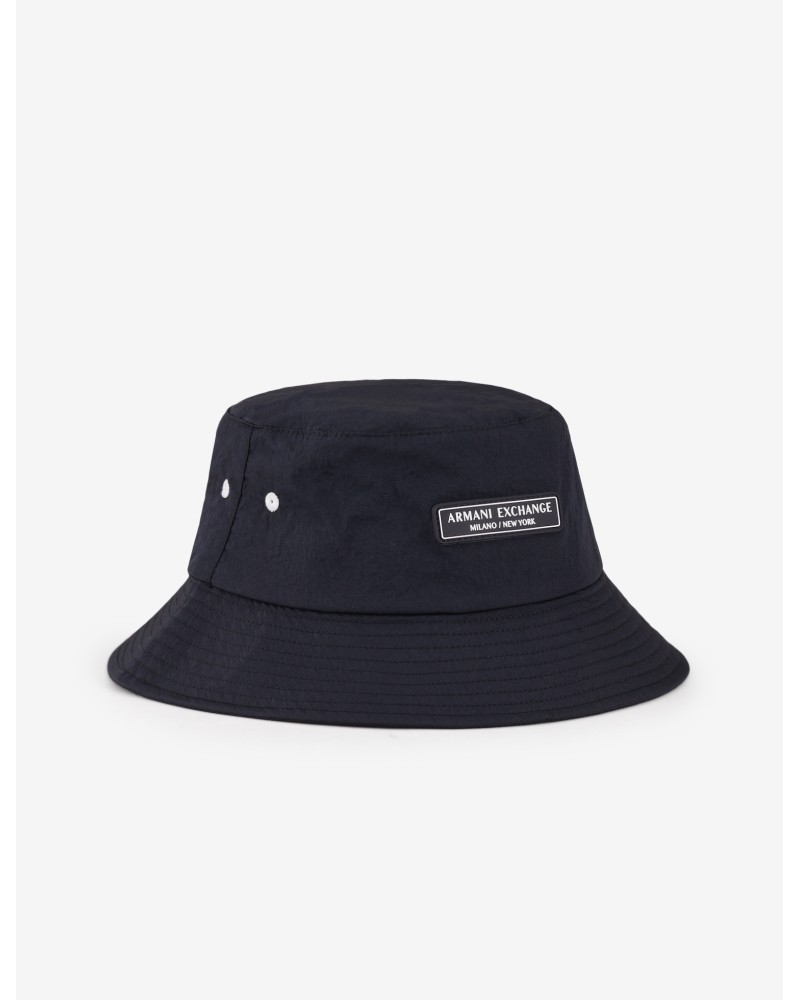 ARMANI AX CAPPELLO BUCKET 100%POLYAMIDE.00035 BLU NAVY