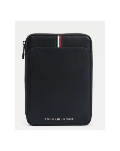 TOMMY HILFIGER POCHETTE TH COMMUTER TRAVEL POUCH.BDS BLACK