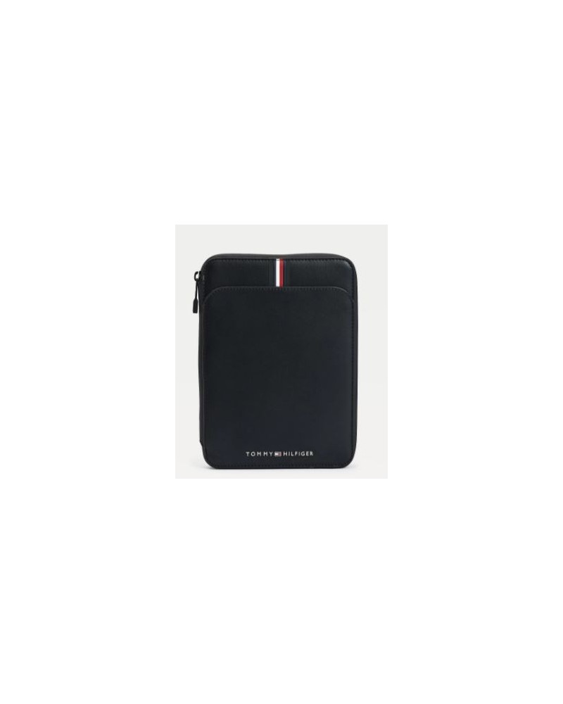 TOMMY HILFIGER POCHETTE TH COMMUTER TRAVEL POUCH.BDS BLACK
