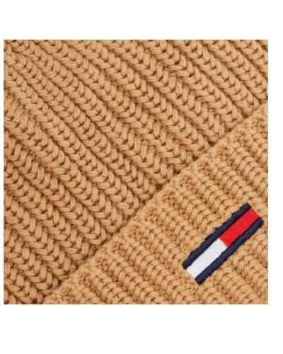 TOMMY HILFIGER CAPPELLO TJM BASIC RIB BEANE.RBL CLASSIC KHAKI