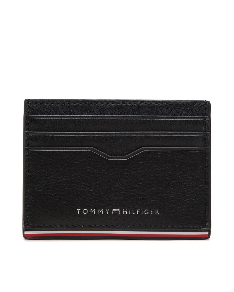 TOMMY HILFIGER ACCESSORI PORTAFOGLIO TH CORPORATE  CC HOLDER.BDS BLACK