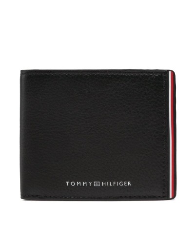 TOMMY HILFIGER ACCESSORI PORTAFOGLIO TH CORPORATE MINI CC WALLET.BDS BLACK