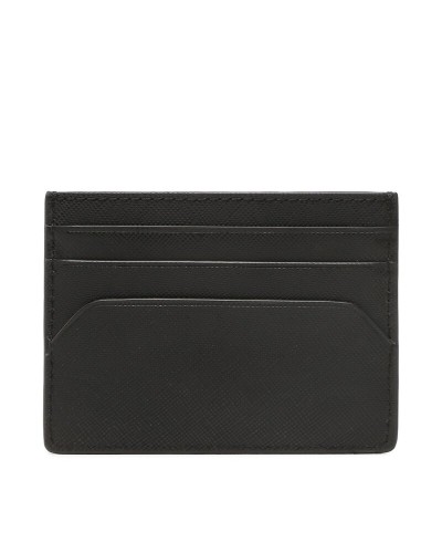 TOMMY HILFIGER ACCESSORI PORTAFOGLIO TH BUSINESS LEATHER CC HOLDER.BDS BLACK