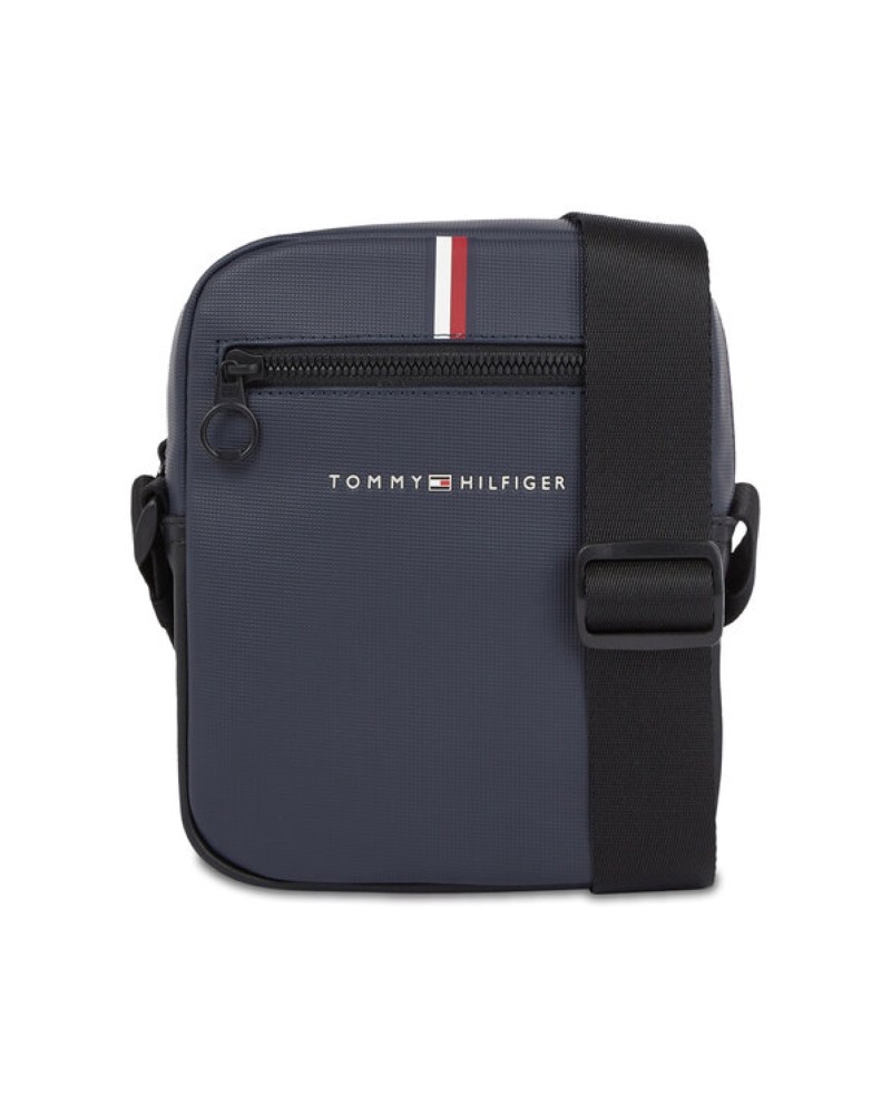 TOMMY HILFIGER TRACOLLA MINI TH ESSENTIAL PIQUE MINI REPORT.DW6 Space Blue