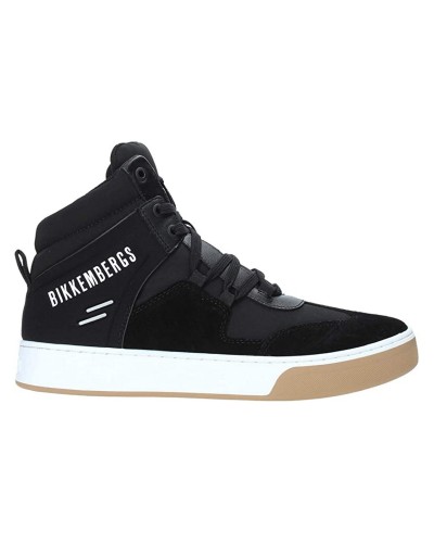 BIKKEMBERGS SCARPA UOMO SNEAKERS ALTA BALKAN.001 BLACK