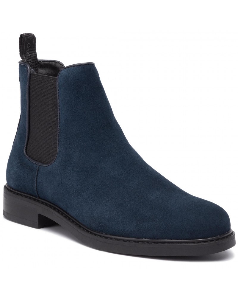 CKJeans SCARPA UOMO FINTAN CHELSEA SEUDE.401 DARK NAVY