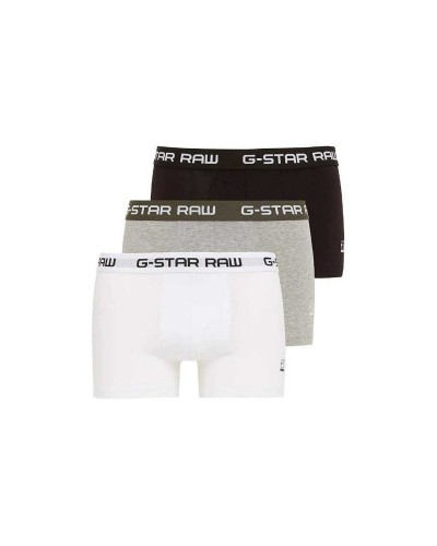 G-STAR BOXER Lt stretch jersey.6172 BLACK/GREY HTR/WHITE