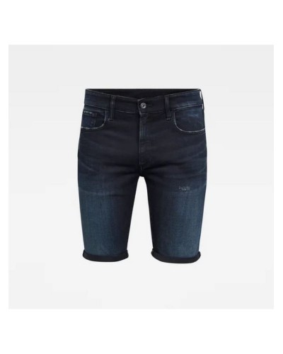 G-STAR BERMUDA JEANS Rink superstretch.B187 WORN IN NIGHT DESTROYED