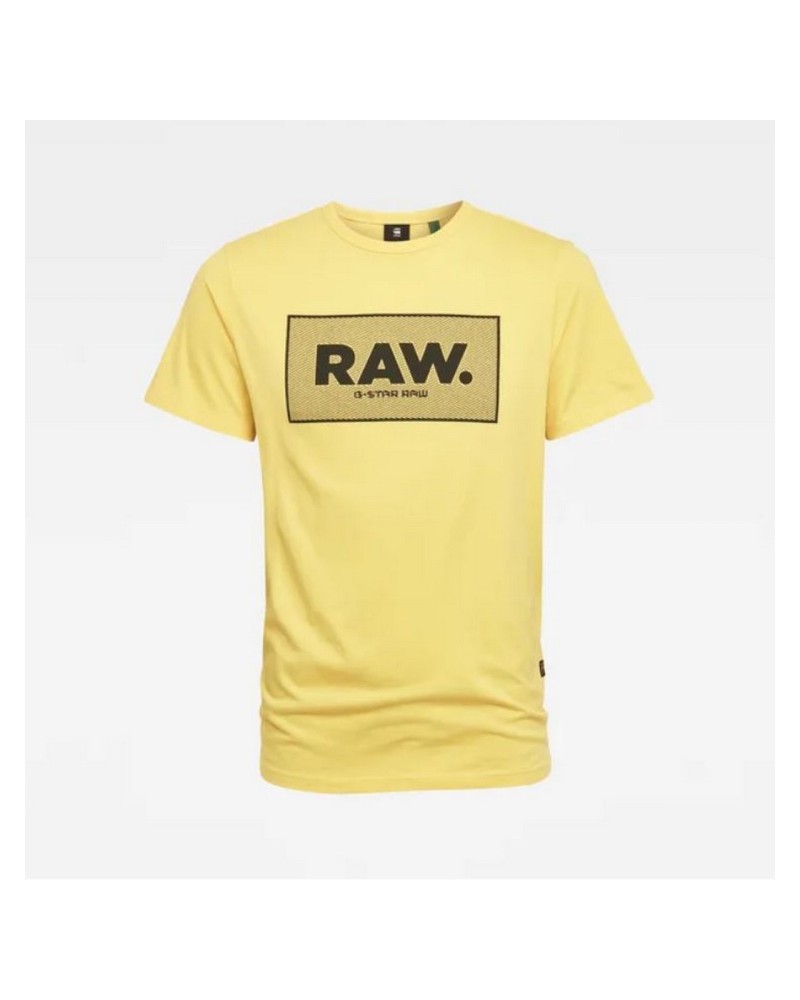 G-STAR T-SHIRT Compact jersey o.188 LT LEMON