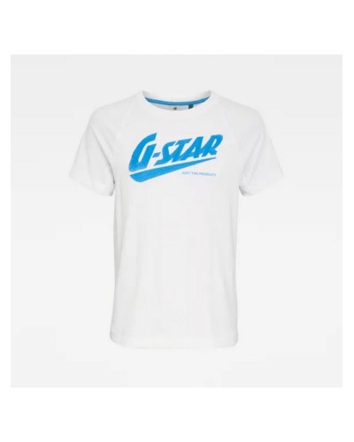 G-STAR T-SHIRT Savran jersey o.110 WHITE