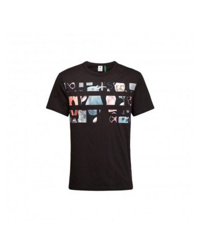 G-STAR T-SHIRT Compact slub jersey o.6484 DK BLACK