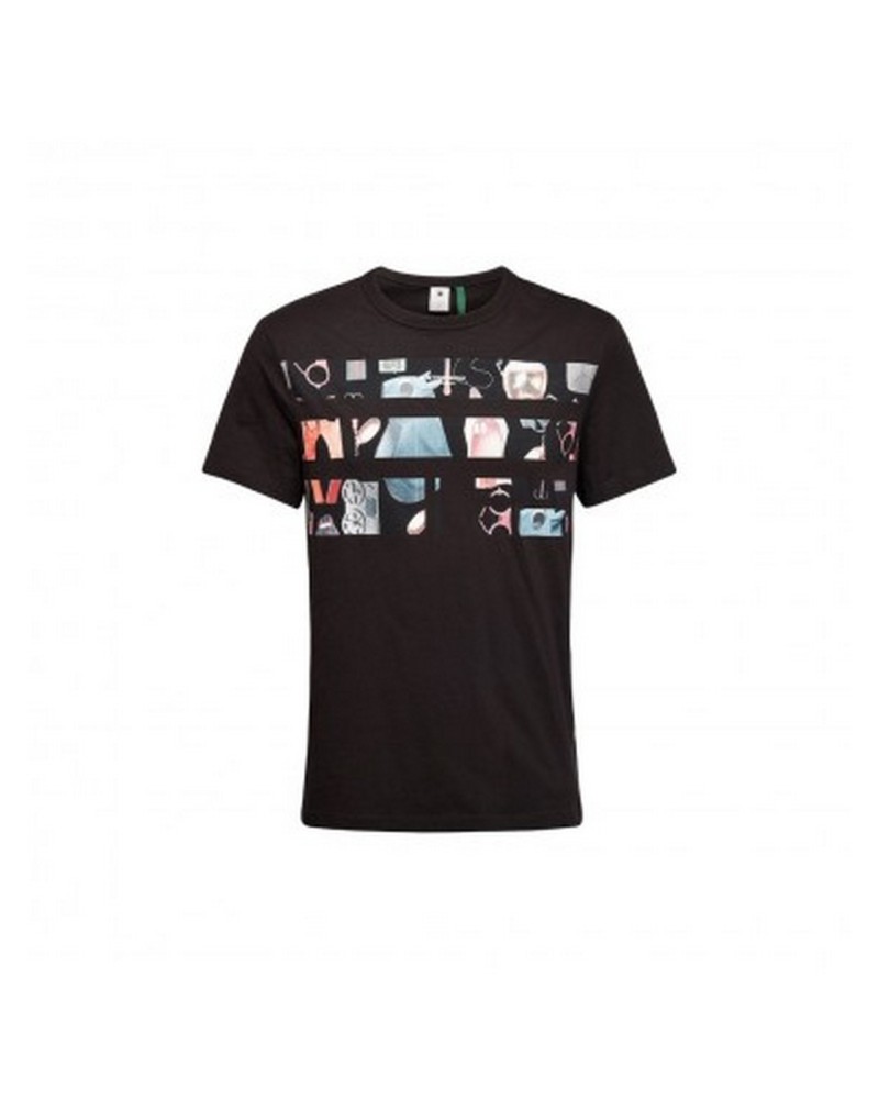 G-STAR T-SHIRT Compact slub jersey o.6484 DK BLACK
