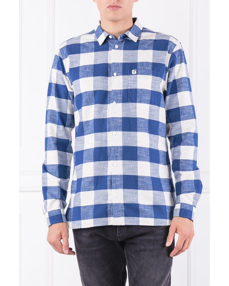 TOMMY HILFIGER CAMICIA TOMMY HILF. BRUSHED .100 WHITE