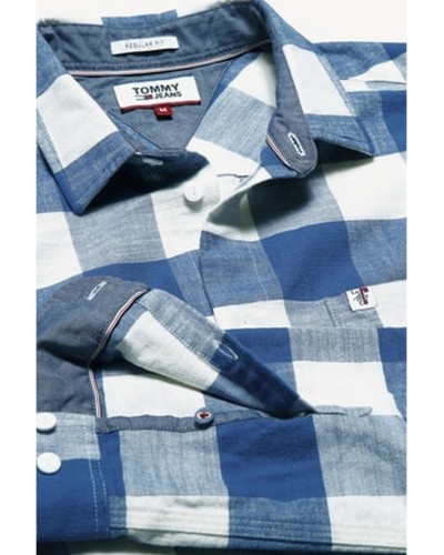 TOMMY HILFIGER CAMICIA TOMMY HILF. BRUSHED .100 WHITE