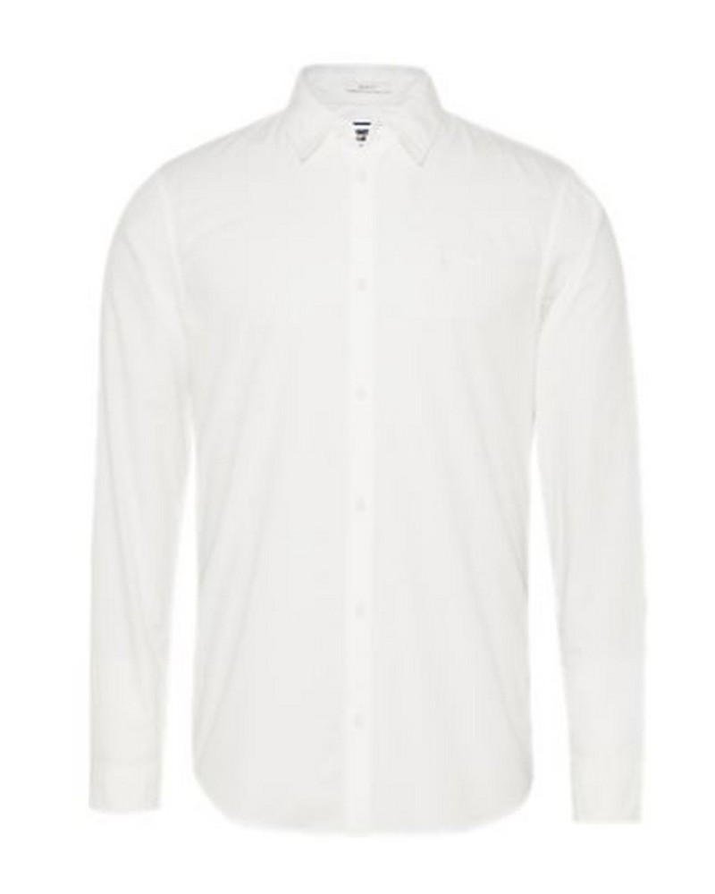 TOMMY HILFIGER CAMICIA TJM POPLIN LOGO SHIRT.YBR WHITE