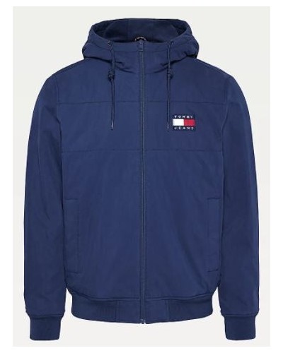 TOMMY HILFIGER GIUBBOTTO C/CAPP TJM FLEECE LINED SHELL JACKET.C87 TWILIGHT NAVY