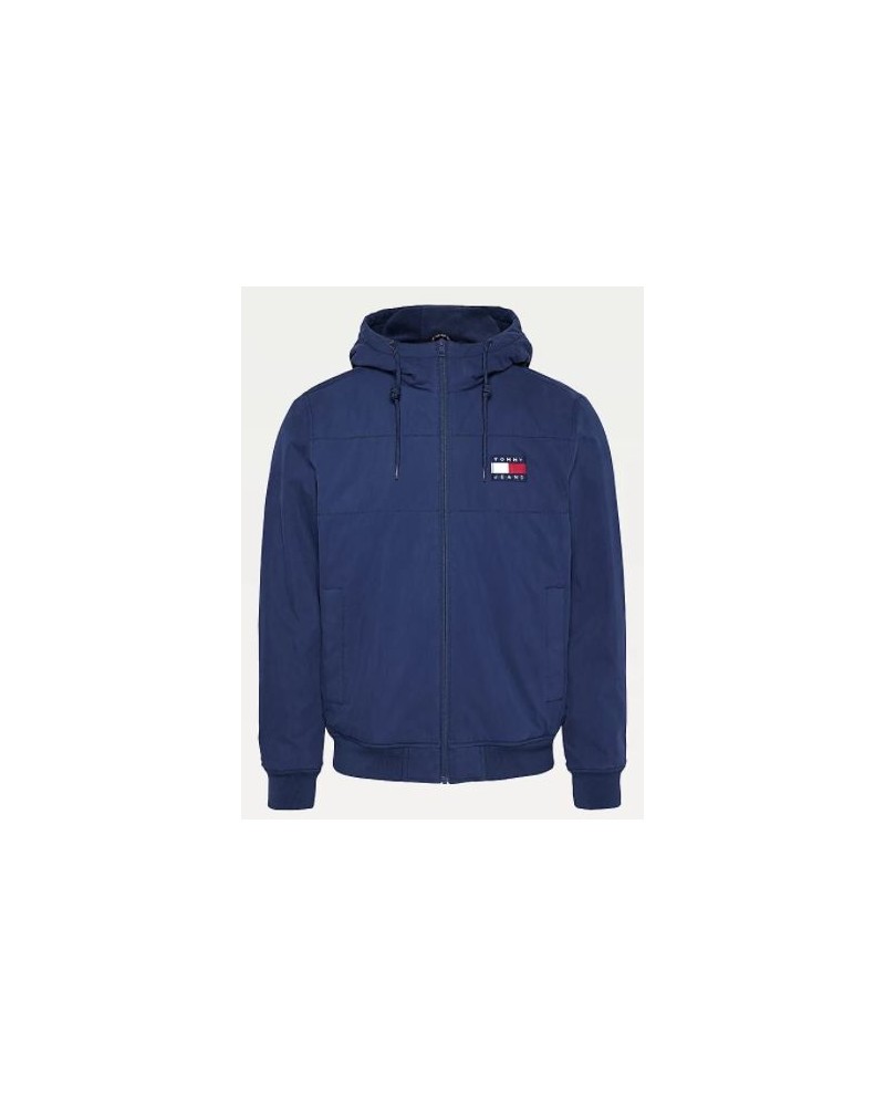 TOMMY HILFIGER GIUBBOTTO C/CAPP TJM FLEECE LINED SHELL JACKET.C87 TWILIGHT NAVY