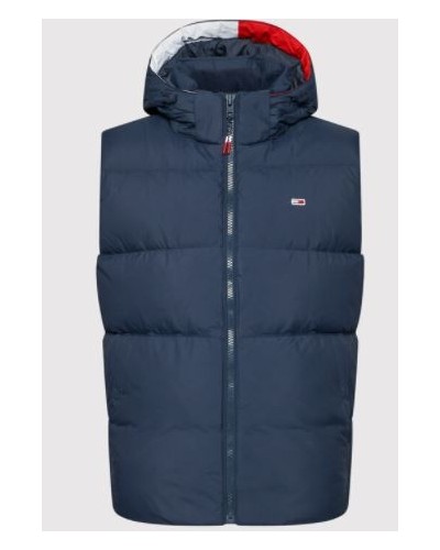 TOMMY HILFIGER SMANICATO GILET TJM ESSENTIAL DOWN VEST.C87 TWILIGHT NAVY
