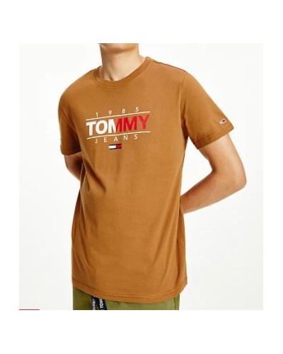 TOMMY HILFIGER T-SHIRT  M/CORTA  TJM ESSENTIAL GRAPHIC TEE.GWJ DESERT KHAKI