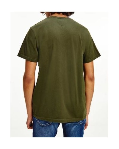 TOMMY HILFIGER T-SHIRT  M/CORTA  TJM ENTRY PRINT TEE.MRZ DARK OLIVE