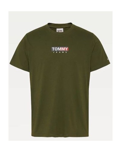 TOMMY HILFIGER T-SHIRT  M/CORTA  TJM ENTRY PRINT TEE.MRZ DARK OLIVE