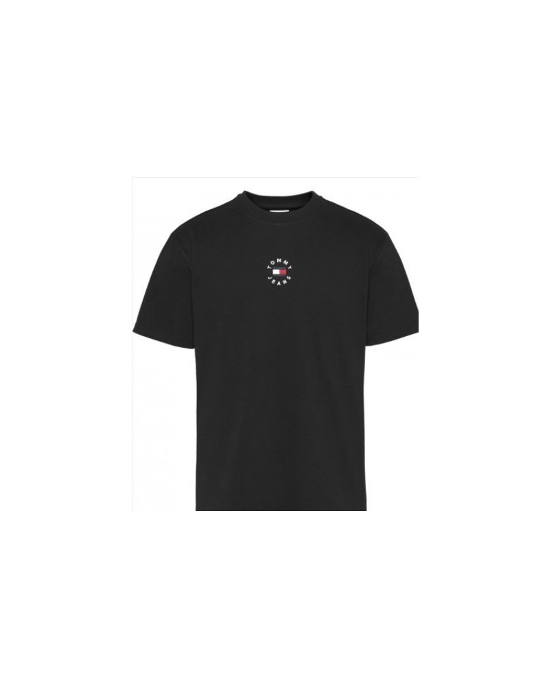 TOMMY HILFIGER T-SHIRT  M/CORTA  TJM TINY TOMMY CIRCULAR TEE.BDS BLACK