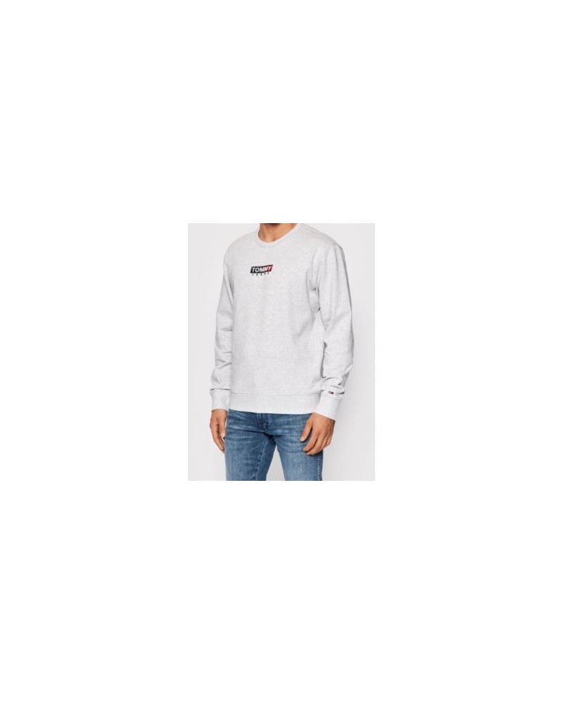 TOMMY HILFIGER FELPA PARICOLLO TJM ENTRY GRAPHIC CREW.PJ4 SILVER GREY HTR