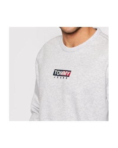 TOMMY HILFIGER FELPA PARICOLLO TJM ENTRY GRAPHIC CREW.PJ4 SILVER GREY HTR