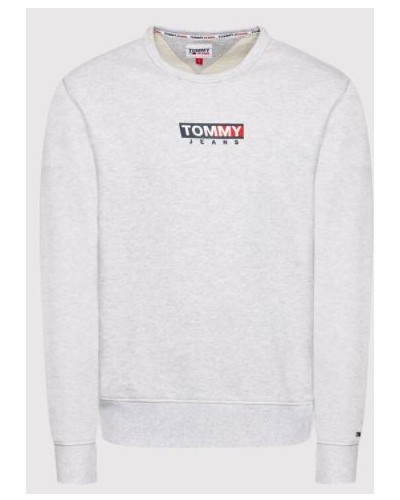 TOMMY HILFIGER FELPA PARICOLLO TJM ENTRY GRAPHIC CREW.PJ4 SILVER GREY HTR