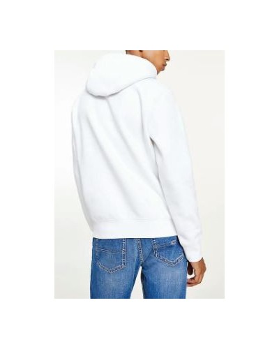 TOMMY HILFIGER FELPA C/CAPP TJM TIMELESS TOMMY HOODIE 2.YBR WHITE