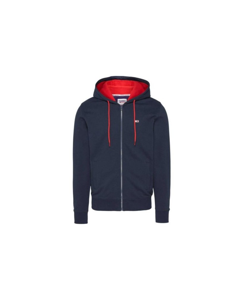 TOMMY HILFIGER FELPA ZIP+CAP TJM ESSENTIAL GRAPHIC ZIPTHRU.C87 TWILIGHT NAVY