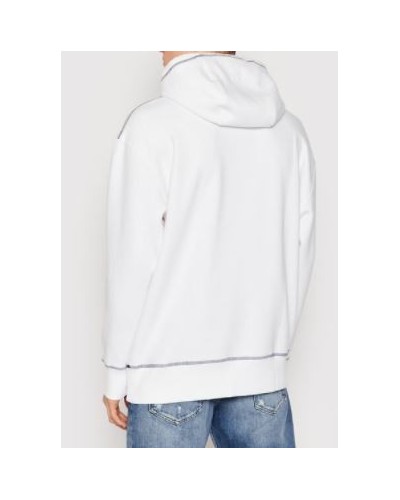 TOMMY HILFIGER FELPA C/CAPP TJM TINY TOMMY CIRCULAR HOODIE.YBR WHITE