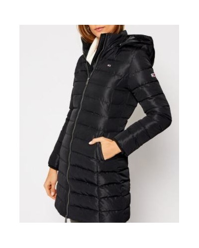TOMMY HILFIGER GIUBBOTTO LUNGO TJW QUILTED DOWN COAT.BDS BLACK