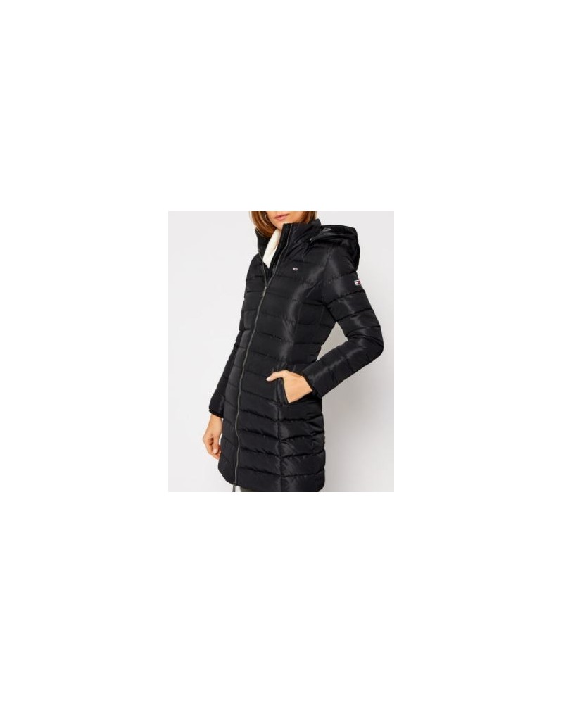 TOMMY HILFIGER GIUBBOTTO LUNGO TJW QUILTED DOWN COAT.BDS BLACK