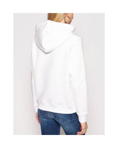 TOMMY HILFIGER FELPA C/CAPP TJW LINEAR LOGO HOODIE.YBR WHITE