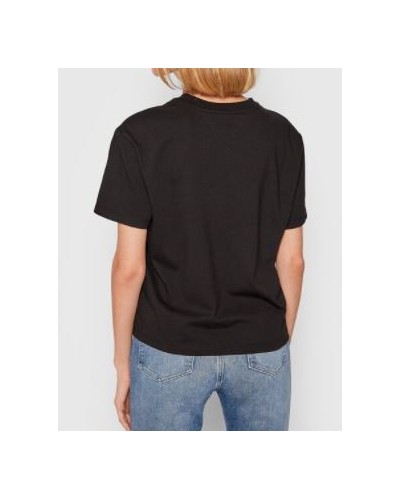 TOMMY HILFIGER T-SHIRT M/CORTA TJW TOMMY CENTER BADGE TEE.BDS BLACK