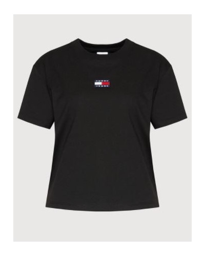 TOMMY HILFIGER T-SHIRT M/CORTA TJW TOMMY CENTER BADGE TEE.BDS BLACK