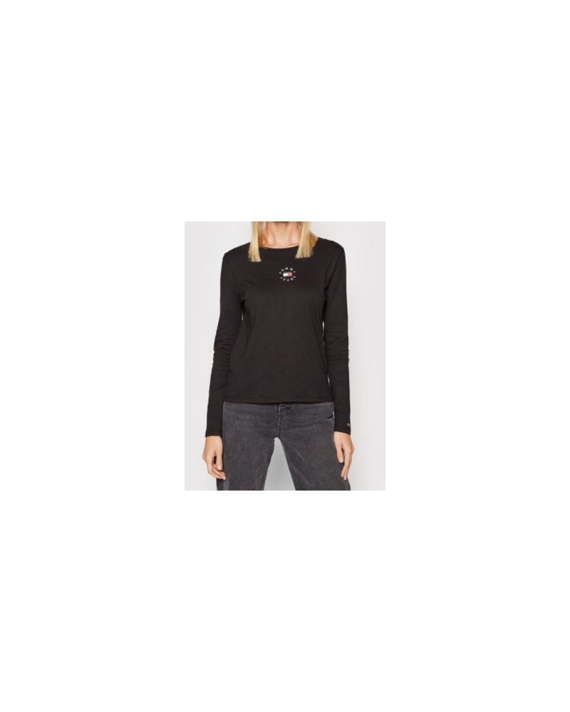 TOMMY HILFIGER T-SHIRT M/LUNGA TJW SLIM TINY TOMMY 2 LS.BDS BLACK