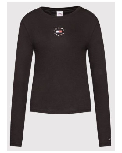 TOMMY HILFIGER T-SHIRT M/LUNGA TJW SLIM TINY TOMMY 2 LS.BDS BLACK